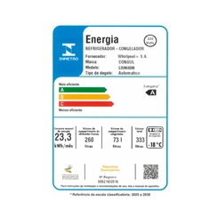 Geladeira 2 Portas Frost Free 333L Consul CRM40MBANA Branco