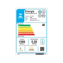 Ar-Condicionado Cassete 36.000 BTUs Frio TCL TAC-36CSA/CT-INV Branco 220V