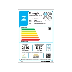 Ar-Condicionado Cassete 55.000 BTUs Frio TCL TAC-55CSA/CT-INV Branco 220V