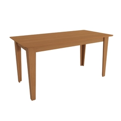 Mesa de jantar para 6 lugares Kappesberg 80x80x160cm ME05 Canela