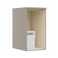 Aéreo 39,5cm Castro 1 Porta 4253A Níquel/Blanc SE