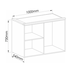 Aéreo 2 Portas 100cm Castro 4254A Níquel SE