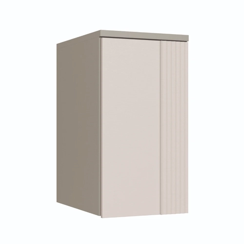 Aéreo 39,5cm Castro 1 Porta 4253A Níquel/Blanc Friso SE