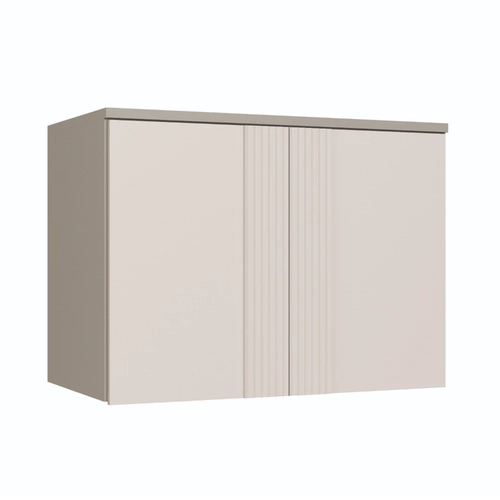 Aéreo 100cm Castro 2 Portas 4254A Níquel/Blanc Friso SE