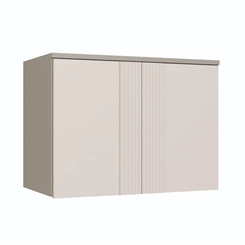 Aéreo 100cm Castro 2 Portas 4254A Níquel/Blanc Friso SE
