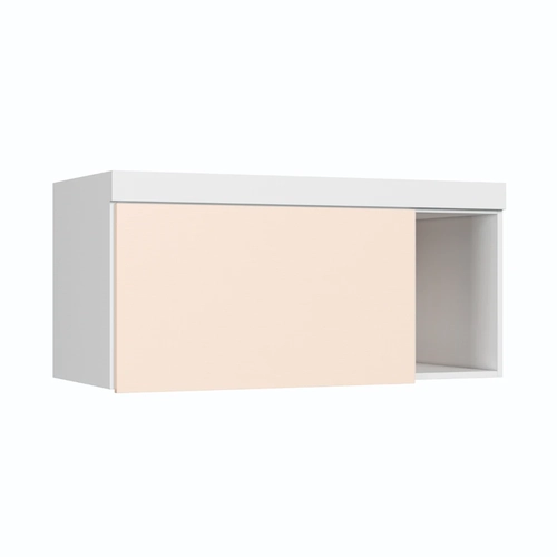 Aéreo 100cm Castro 1 porta 3944A Branco Line/Blush Line Nicho SE