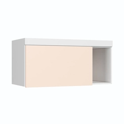Aéreo 100cm Castro 1 porta 3944A Branco Line/Blush Line Nicho SE