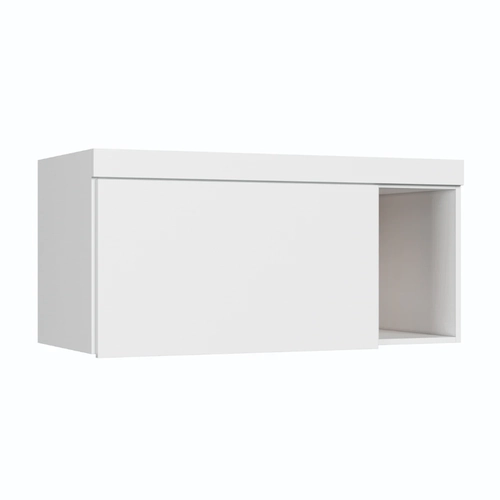 Aéreo 100cm Castro 1 porta 3944A Branco Line/Boucle Nicho SE