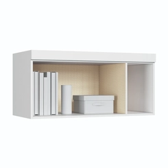 Aéreo 100cm Castro 1 porta 3944A Branco Line/Boucle Nicho SE