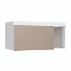 Aéreo 100cm Castro 1 porta 3944A Branco Line/Duna Line Nicho SE