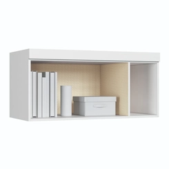 Aéreo 100cm Castro 1 porta 3944A Branco Line/Pistache Line Nicho SE