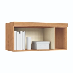 Aéreo 100cm Castro 1 porta 3944A Cedro/Branco Line Nicho SE