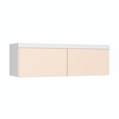 Aéreo 150cm Castro 2 portas 3945A Branco Line/Blush Line SE