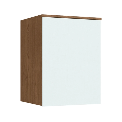 Aéreo 50cm Castro 1 Porta 7241M Macadâmia/Branco Line SE