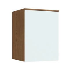 Aéreo 50cm Castro 1 Porta 7241M Macadâmia/Branco Line SE