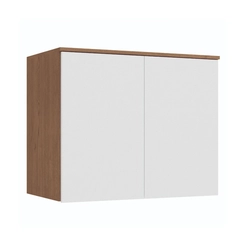 Aéreo 81,5cm Castro 2 portas 7242M Macadâmia/Branco Line SE