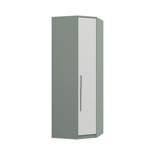 Guarda-Roupa 1 Porta Elegance 4209A Níquel/Blanc SE