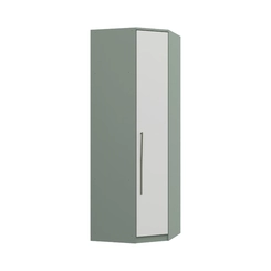 Guarda-Roupa 1 Porta Elegance 4209A Níquel/Blanc SE
