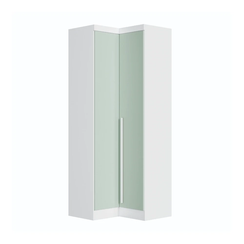 Guarda-Roupa 2 Portas Infinity 3908A Branco Line/Pistache Line SE