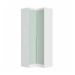 Guarda-Roupa 2 Portas Infinity 3908A Branco Line/Pistache Line SE