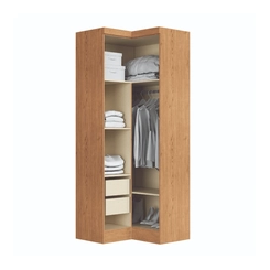 Guarda-Roupa 2 Portas Infinity 3908A Cedro/Branco Line SE