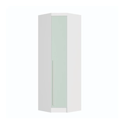 Guarda-Roupa 1 Porta Infinity 3909A Branco Line/Pistache Line SE