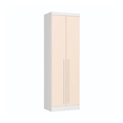 Guarda-Roupa 2 Portas Infinity 3920A Branco Line/Blush Line SE