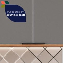 Aéreo 80cm Telasul 915002-01 Cinza/Freijó SE