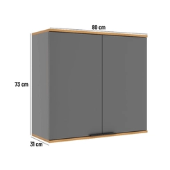 Aéreo 80cm Telasul 915002-01 Cinza/Freijó SE