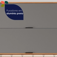 Aéreo 120cm Telasul 915003-01 Cinza/Freijó SE