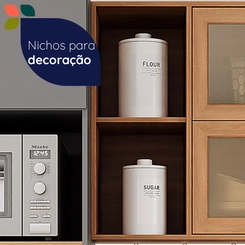 Aéreo 120cm Telasul 915004-01 Cinza/Freijó SE