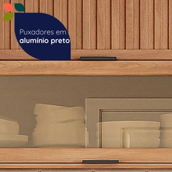 Aéreo 120cm Telasul 915008-01 Cinza/Freijó SE