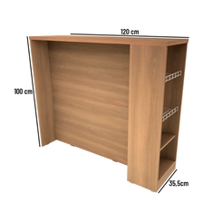 Balcão 120cm Telasul 900515-01 Freijó SE