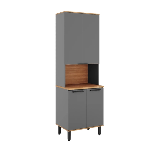 Paneleiro 70CM Telasul Castanha 915301-01 Cinza/Freijó SE