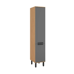 Paneleiro 40CM Telasul Castanha 915302-01 Cinza/Freijó SE