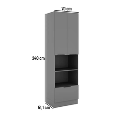 Torre Quente 70CM Telasul 917323-1 Cinza