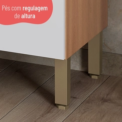 Torre Quente 70CM Telasul 908303-04 Freijó/Branco SE