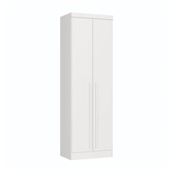 Guarda-Roupa 2 Portas Infinity 3920A1 Branco Line/Boucle SE