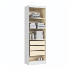 Guarda-Roupa 2 Portas Infinity 3920A1 Branco Line/Duna Line SE