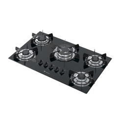 Cooktop 5 Bocas Tripla Chama Venax Sognare 604.004.27756.36 Preto Bivolt