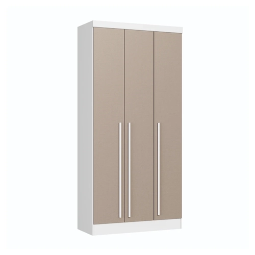 Guarda-Roupa 3 Portas Infinity 3930A Branco Line/Duna Line SE