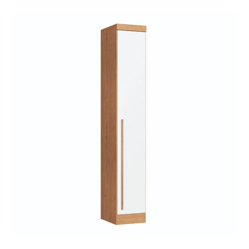 Guarda-Roupa 1 Porta Infinity 3910A Cedro/Branco Line SE