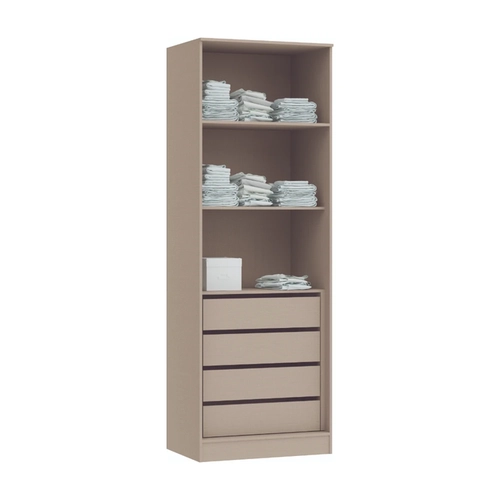 Guarda-Roupa Requinte Sem Porta 20CL2 Duna Line SE