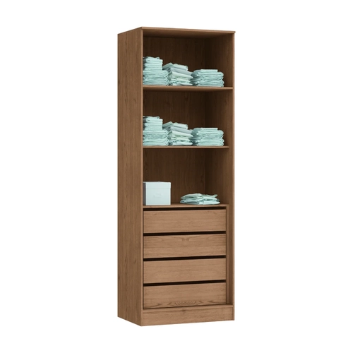 Guarda-Roupa Requinte Sem Porta 20CL2 Macadâmia SE