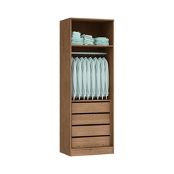 Guarda-Roupa Requinte Sem Porta 20CL3 Macadâmia SE