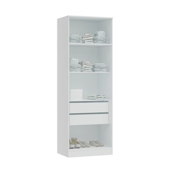 Guarda-Roupa Requinte Sem Porta 20CL4 Branco Line SE
