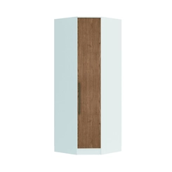 Guarda-Roupa 1 Porta Requinte 7209M Branco Line/Macadâmia SE