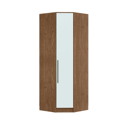 Guarda-Roupa 1 Porta Requinte 7209M Macadâmia/Branco Line SE