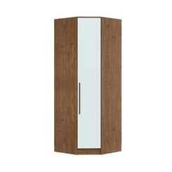 Guarda-Roupa 1 Porta Requinte 7209M Macadâmia/Branco Line SE