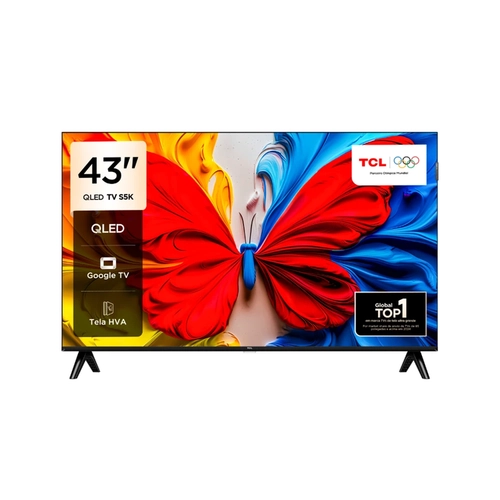 Smart TV 43POL TCL QLED 43S5K Preto Smart TV 43POL TCL QLED 43S5K Preto